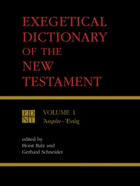 Cover of Exegetical Dictionary of the New Testament, Vol. 1
