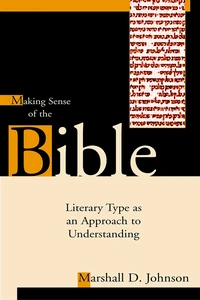 Cover of Making Sense of the Bible
