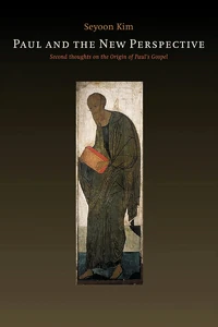 Cover of Paul and the New Perspective