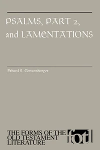 Cover of Psalms, Part 2, and Lamentations