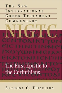 Cover of The First Epistle to the Corinthians