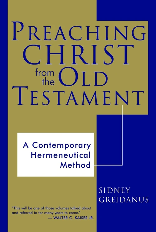 Cover of Preaching Christ from the Old Testament