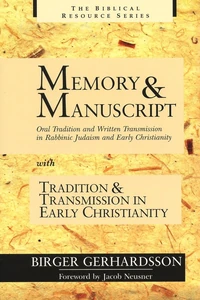 Cover of Memory and Manuscript