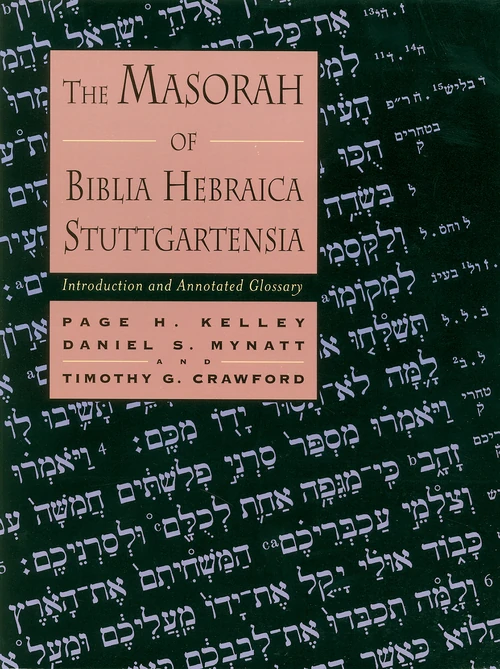 Cover of The Masorah of Biblia Hebraica Stuttgartensia