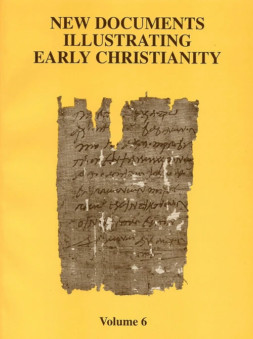 Cover of New Documents Illustrating Early Christianity, 6