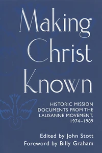 Cover of Making Christ Known