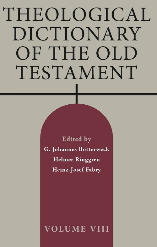 Cover of Theological Dictionary of the Old Testament, Volume VIII
