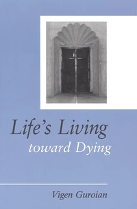 Cover of Life's Living toward Dying