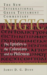 Cover of The Epistles to the Colossians and to Philemon