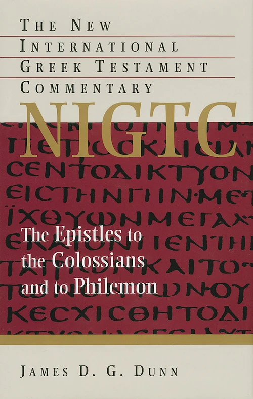 Cover of The Epistles to the Colossians and to Philemon