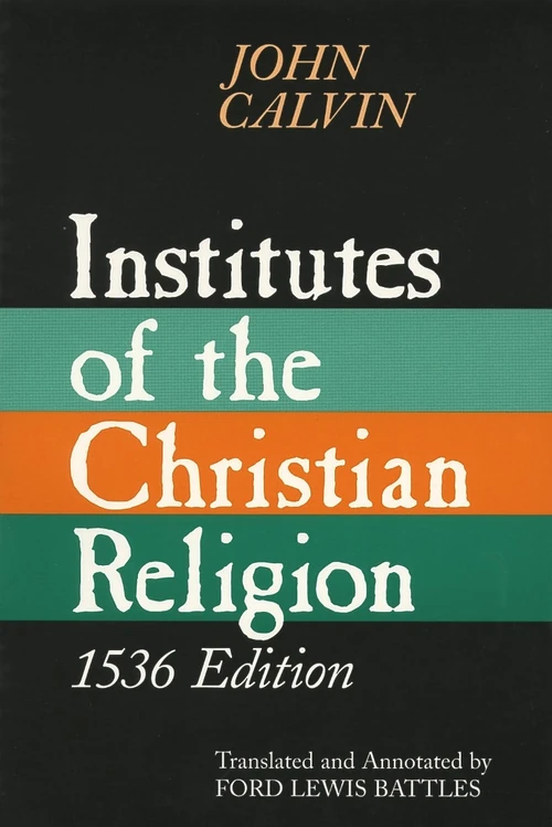 Cover of Institutes of the Christian Religion, 1536 Edition