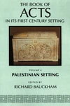 Cover of The Book of Acts in Its Palestinian Setting