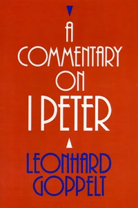 Cover of A Commentary on 1 Peter