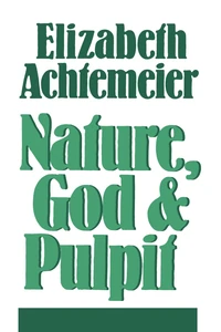 Cover of Nature, God & Pulpit