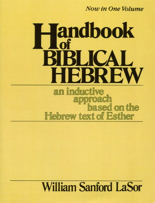 Cover of Handbook of Biblical Hebrew