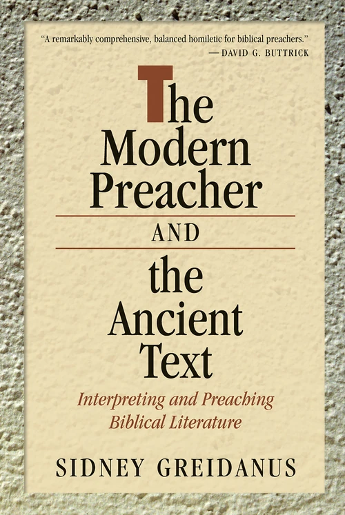 Cover of The Modern Preacher and the Ancient Text
