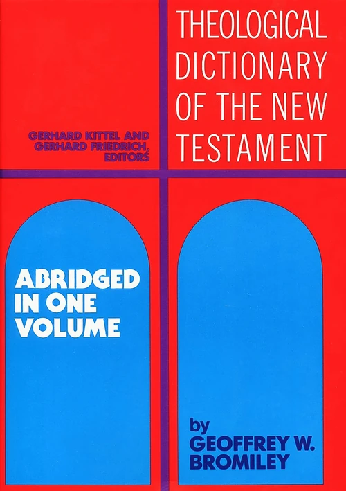 Cover of Theological Dictionary of the New Testament