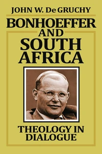 Cover of Bonhoeffer and South Africa