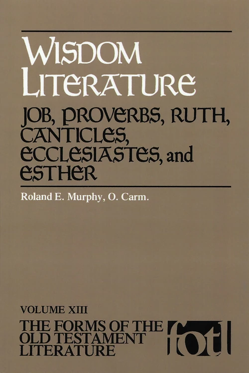 Cover of Wisdom Literature