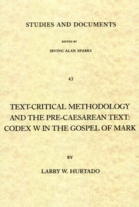 Cover of Text-Critical Methodology and the Pre-Caesarean Text