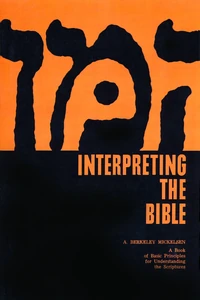 Cover of Interpreting the Bible