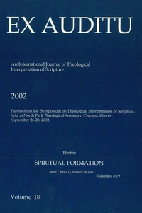 Cover of Ex Auditu - Volume 18