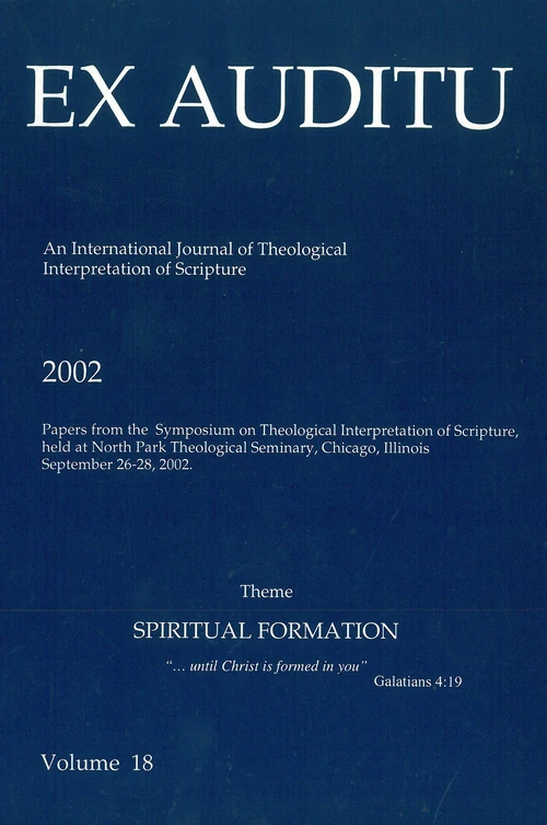 Cover of Ex Auditu - Volume 18