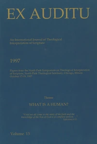 Cover of Ex Auditu - Volume 13