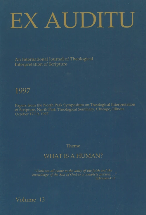 Cover of Ex Auditu - Volume 13