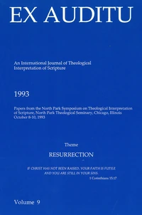 Cover of Ex Auditu - Volume 09