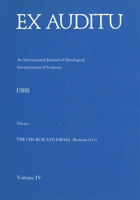 Cover of Ex Auditu - Volume 04