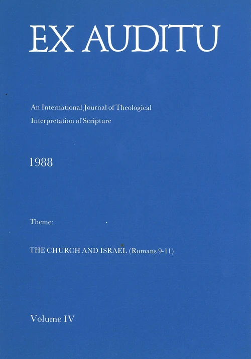 Cover of Ex Auditu - Volume 04