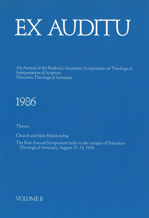 Cover of Ex Auditu - Volume 02