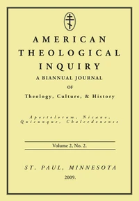 Cover of American Theological Inquiry, Volume Two, Issue Two