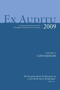 Cover of Ex Auditu - Volume 25