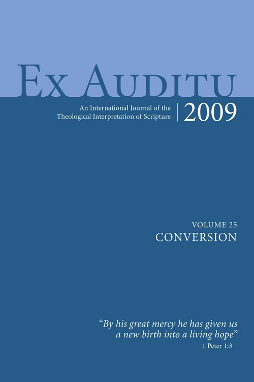 Cover of Ex Auditu - Volume 25