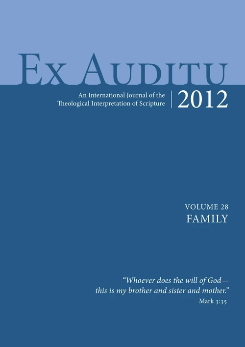 Cover of Ex Auditu - Volume 28