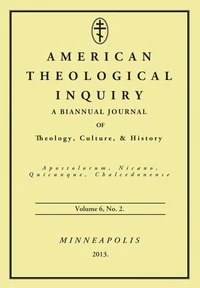 Cover of American Theological Inquiry, Volume Six, Issue Two