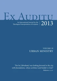 Cover of Ex Auditu - Volume 29