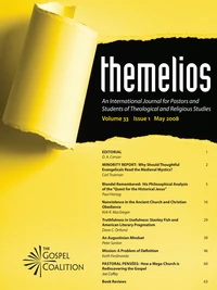 Cover of Themelios, Volume 33, Issue 1