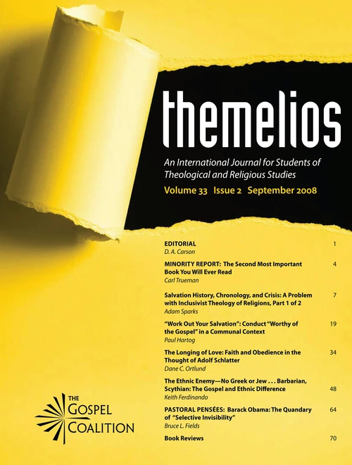 Cover of Themelios, Volume 33, Issue 2