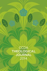 Cover of CCDA Theological Journal, 2014 Edition