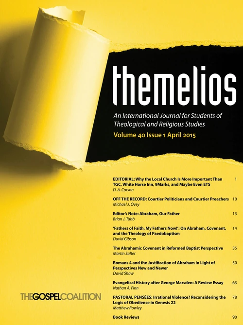 Cover of Themelios, Volume 40, Issue 1