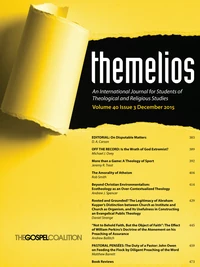Cover of Themelios, Volume 40, Issue 3