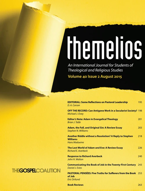 Cover of Themelios, Volume 40, Issue 2