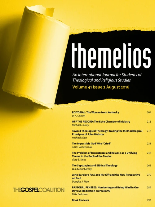 Cover of Themelios, Volume 41, Issue 2