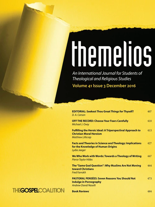 Cover of Themelios, Volume 41, Issue 3
