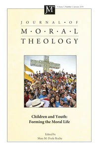 Cover of Journal of Moral Theology, Volume 7, Number 1