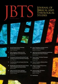 Cover of Journal of Biblical and Theological Studies, Issue 3.1
