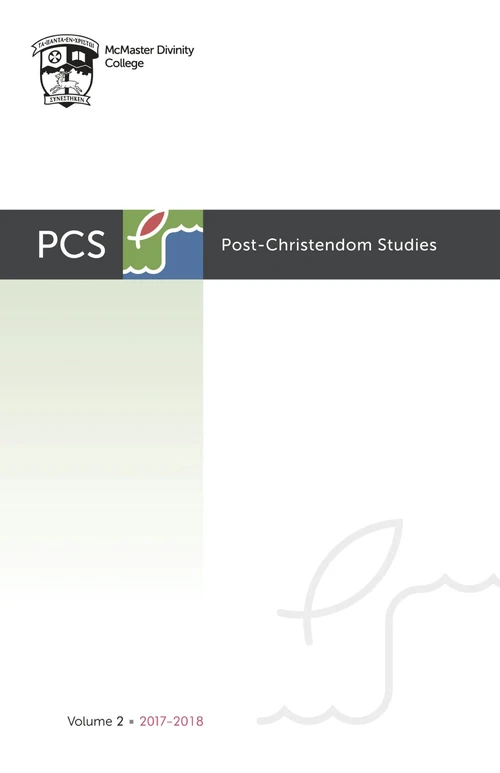 Cover of Post-Christendom Studies: Volume 2
